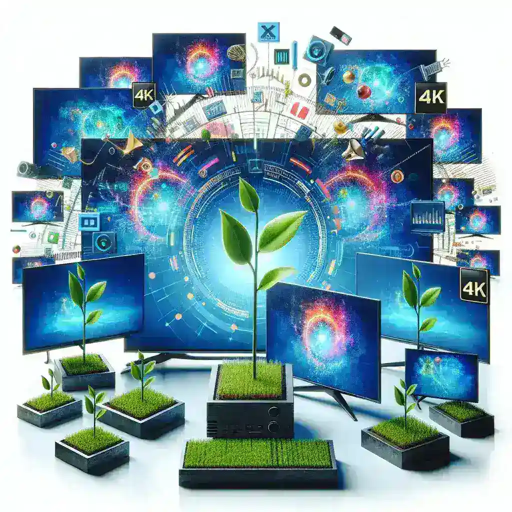 "Televisi 4K terbaru dari Polytron dengan desain modern, menampilkan kualitas gambar luar biasa, dalam artikel tentang perluasan katalog televisi 4K Asekurabel."