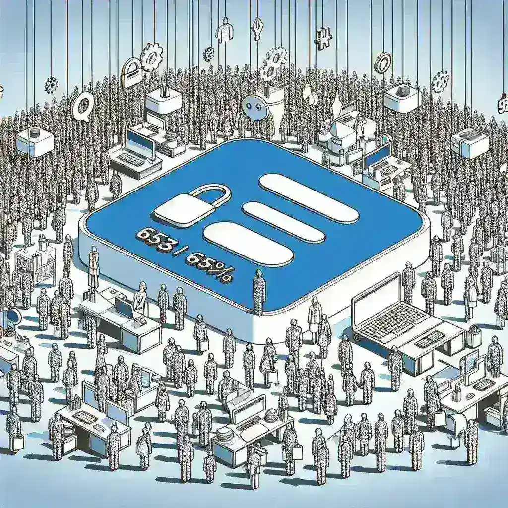 "Encuesta sobre reutilización de contraseñas: 65% de empleados admite usar las mismas contraseñas en cuentas laborales, destacando preocupaciones de ciberseguridad."